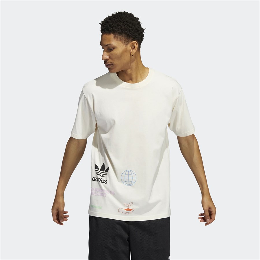 Adidas Erkek Günlük T-Shirt Mw Nature Logo Hı2963