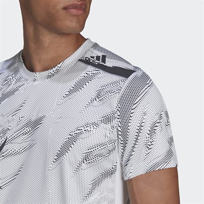 Adidas Erkek Günlük T-Shirt M D4T Aop Tee Hb9174