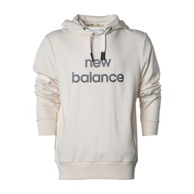 New Balance Erkek Kapüşonlu Sweatshirt MPH3111-WT